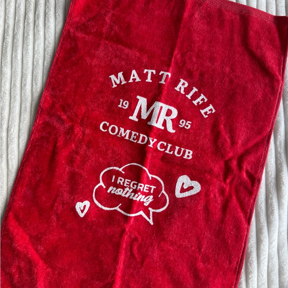 MATT RIFE towel (tour merch)